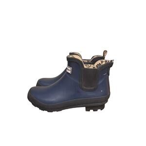 Smith & Hawken Women's Navy Blue Short Rain Boots - US Size 7 GUC